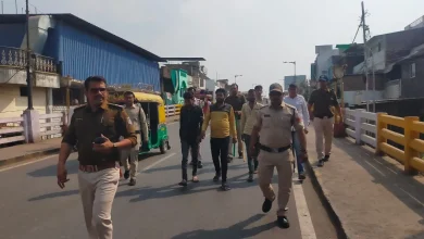 Ujjain News 4 miscreants arrested महाकाल थाना पुलिस ने निकाला 4 कुख्यात बदमाशों को जुलूस